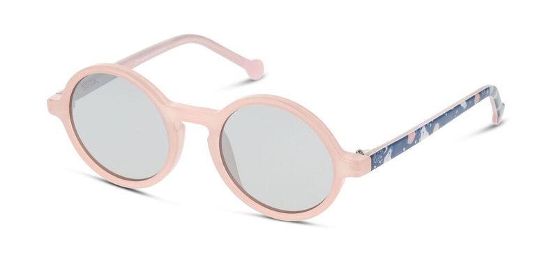 Unofficial Round Sunglasses UNSK0027 Pink for Kid