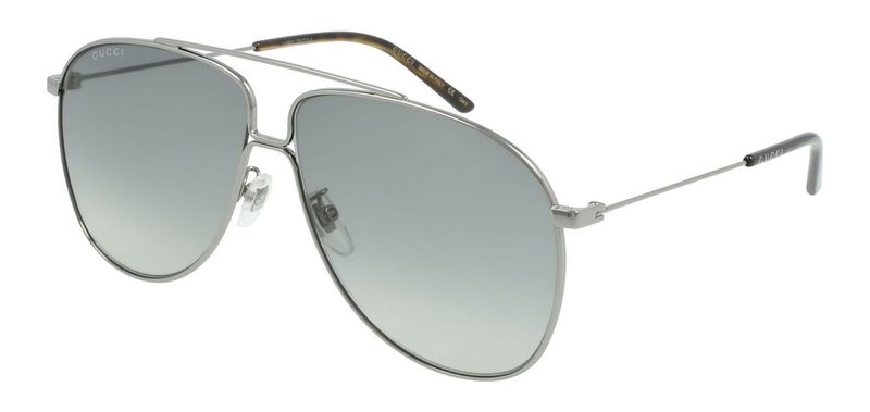 Gucci Aviator Sonnenbrillen GG0440S Grau für Herren